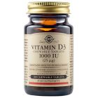 SOLGAR VITAMIN D-3 1000IU 100 ΜΑΣΩΜΕΝΑ ΔΙΣΚΙΑ