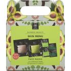APIVITA SET EXPRESS BEAUTY SKIN MENU TISSUE FACE MASK ΑΒΟΚΑΝΤΟ 10ML & ΦΡΑΓΚΟΣΥΚΟ 2x8ML & GINGKO BILOBA 2x2ML ΚΑΙ ΔΩΡΟ EXPRESS BEAUTY BLACK TISSUE ΜΑΣΚΑ ΠΡΟΣΩΠΟΥ ΜΕ ΧΑΡΟΥΠΙ 20MLMASK