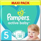 Pampers Active Baby Maxi No 5 (11-16Kg) 50τμχ