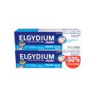 Elgydium Πακέτο Προσφοράς Junior Bubble Παιδική Οδοντόπαστα με Γεύση Τσιχλόφουσκα,Έκπτωση -50% στο Δεύτερο Προϊόν 2x50ml