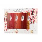Roger & Gallet Wellbeing Shower Gels Collection Rose 50ml & Fleur De Figuier 50ml & Gingembre Rouge 50ml & Bois D'Orange 50ml 
