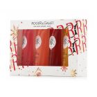 Roger & Gallet Wellbeing Shower Gels Collection Rose 50ml & Fleur De Figuier 50ml & Gingembre Rouge 50ml & Bois D'Orange 50ml 