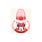 NUK ΜΠΙΜΠΕΡΟ ΠΛΑΣΤΙΚΟ KOKKINO ΜΕ ΛΑΒΗ DISNEY 150 ML 