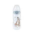 NUK FIRST CHOICE PLUS DISNEY WINNIE THE POOH ΜΠΙΜΠΕΡΟ ΠΟΛΥΠΡΟΠΥΛΕΝΙΟΥ (PP) 300ml ΜΕ ΘΗΛΗ ΣΙΛΙΚΟΝΗΣ