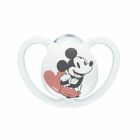 Nuk Space Πιπίλα Σιλικόνης Χωρίς Κρίκο Mickey Mouse Ροζ 6-18m 1τεμ