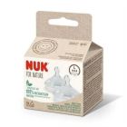 Nuk Μέγεθος Large Θηλές από Σιλικόνη Γρήγορης Ροής για 6+ μηνών 2τμχ