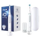 Oral-B iO Series 4 Ηλεκτρική Οδοντόβουρτσα με Χρονομετρητή, Αισθητήρα Πίεσης και Θήκη Ταξιδίου White 1τμχ