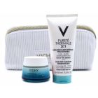 Vichy Mineral 89 Σετ Περιποίησης για Ενυδάτωση με Καθαριστικό Προσώπου , Κρέμα Προσώπου & Νεσεσέρ 50ml  