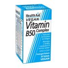 HEALTH AID VEGAN VITAMIN B50 COMPLEX 30 TABS