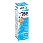 Health Aid Vitamin B12 Vegan 1000μg Oral Spray, Γεύση Πορτοκάλι 20ml