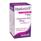 Health Aid Hyalurovit 150mg - Υαλουρονικό, 30 veg tabs