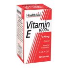 Health Aid Vitamin E 1000iu Συμπλήρωμα Διατροφής με Βιταμίνη Ε για Ενδυνάμωση & Αντιοξειδωτική Δράση 30 Κάψουλες