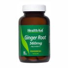 Health Aid Ginger Root 560mg, 60tabs