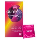 Durex Προφυλακτικά Με Κουκκίδες και Ραβδώσεις Pleasuremax 12τμχ