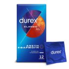 Durex Classic XL Προφυλακτικά από Φυσικό Ελαστικό Latex για Άνετη Εφαρμογή 12τμχ