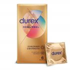 Durex RealFeel Προφυλακτικά από Προηγμένο Υλικό για πιο Φυσική Αίσθηση Κατά την Επαφή 6τεμ