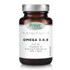 Power Health Platinum Range  Omega 3.6.9 Συμπλήρωμα Διατροφής με Ωμέγα 3.6.9, 30caps