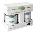Power Health Platinum Range D-Vit3 5000iu 60 Δισκία & Δώρο Vitamin C 1000mg 20 Δισκία