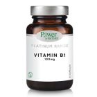 Power Health Platinum Range Vitamin B1 100mg, Συμπλήρωμα Διατροφής Για Την Φυσιολογική Λειτουργία Της Καρδιάς 30caps.