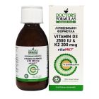 Doctor's Formulas Vitamin D3 2500iu & K2 200mcg Λιποσωμιακή Φόρμουλα 150ml