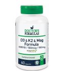 Doctors Formula Συμπλήρωμα Διατροφής για Φυσιολογική Λειτουργία του Νευρικού & Μυϊκού Συστήματος D3 & K2 & Mag Formula 60caps