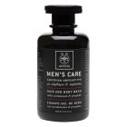 Apivita Men's Care Ανδρικό Σαμπουάν Αφρόλουτρο με Κάρδαμο & Πρόπολη, 250ml