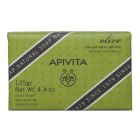 Apivita Natural Soap with Olive Φυσικό Σαπούνι με Ελιά για την υγεινή της ξηρής επιδερμίδας, Μπάρα σαπουνιού 125gr