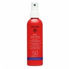 Apivita Bee Sun Safe Hydra Melting Ultra Light Face & Body Spray Ενυδατικό Αντιηλιακό Προσώπου Σώματος με Θαλάσσια Φύκη & Πρόπολη SPF50, 200ml