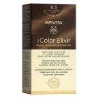 Apivita My Color Elixir 8.3 Ξανθό Ανοιχτό Χρυσό Κρέμα Βαφή Σε Σωληνάριο 50ml & Ενεργοποιητής Χρώματος 75ml