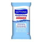Septona Αντιβακτηριδιακά μαντηλάκια χεριών με ενυδατική δράση 15τμχ 