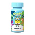 Health Fuel Spongebob Vitamin D Chewables Βιταμίνη για παιδιά 3-12 ετών με γεύση Πορτοκάλι & Ανανά 60caps