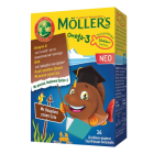 Moller's Οmega 3 Ζελεδάκια με γεύση Cola, 36gummies