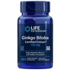 LIFE EXTENSION - GINKGO BILOBA CERTIFIED EXTRACT 120MG - 365CAPS
