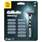 Gillette Mach3 Ξυραφάκι με Ανταλλακτικές Κεφαλές 3 Λεπίδων & Λιπαντική Ταινία 12τμχ