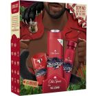 Old Spice Promo Pack Wild Explorer για Άνδρες με Αποσμητικό Στικ, 50ml & Αποσμητικό Σπρέι Night Panther, 150ml, Αφρόλουτρο Night Panther, 400ml & Δώρο Domino
