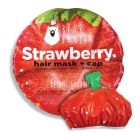 Bear Fruits Strawberry Μάσκα Μαλλιών για Ευκολοχτένιστα & Λαμπερά Μαλλιά, 20ml & Σκουφάκι Φράουλα, 1 τεμ, 1σετ