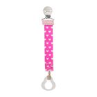 Chicco Pacifier Fashion Clip Κλιπ Πιπίλας σε Ροζ Χρώμα, 1 τεμάχιο