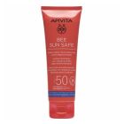 Apivita Bee Sun Safe Hydra Fresh Face + Body Milk Travel Size Ενυδατικό Αναζωογονητικό Γαλάκτωμα για Πρόσωπο & Σώμα Spf 50 100ml