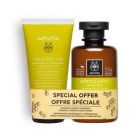 Apivita Promo Frequent Use Απαλό Σαμπουάν Καθημερινής Χρήσης με Χαμομήλι & Μέλι 250ml + Απαλή Κρέμα Μαλλιών 150ml, 1σετ