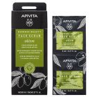 Apivita Express Beauty Face Scrub With Olive Προσώπου με ελιά για Βαθιά Απολέπιση, 2 x 8ml