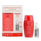 Apivita Promo Summer Protection Duo Bee Sun Safe Dry Touch Κρέμα Προσώπου SPF50 50ml + Δώρο HA5 Honey Repair Serum Ορός 10ml