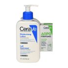 Cerave Moisturising Lotion Ενυδατικό Γαλάκτωμα Προσώπου και Σώματος με Ceramides και Υαλουρονικό Οξύ 236ml + ΔΩΡΟ Hydrating Cleanser 20ml