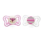 Chicco Physio Forma Light Εργονομική Πιπίλα με Θηλή Σιλικόνης 6-16m Ροζ, 2τεμ