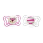 Chicco Physio Forma Light Εργονομική Πιπίλα με Θηλή Σιλικόνης 6-16m Ροζ, 2τεμ