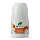 Dr.Organic Moroccan Argan Oil Roll-On Aποσμητικό με Βιολογικό Έλαιο Αργκάν Χωρίς Αλουμίνιο 50ml