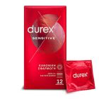 Durex Sensitive Thin Feel Προφυλακτικά 12τμχ