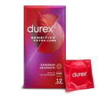 Durex Sensitive Extra Lube Προφυλακτικά Πολύ Λεπτά με Έξτρα Λιπαντικό 12τεμ.