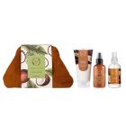 Fresh Line Caribbean Coconut Σετ Περιποίησης Αφρόλουτρο & Scrub,150ml, Λάδι Σώματος για Λάμψη 150ml & Αρωματικό Νερό Σώματος 150ml