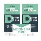 Frezyderm Promo Dermofilia Adults Deo Cream Hybrid Deodorant Formula Αποσμητικό σε Μορφή Κρέμας 2x40ml