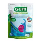 Gum Easy Flossers 890 Οδοντικό Νήμα Ελαφρώς Κερωμένο σε Διχάλες Μίας Χρήσης 30τμχ